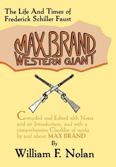 bokomslag Max Brand, Western Giant