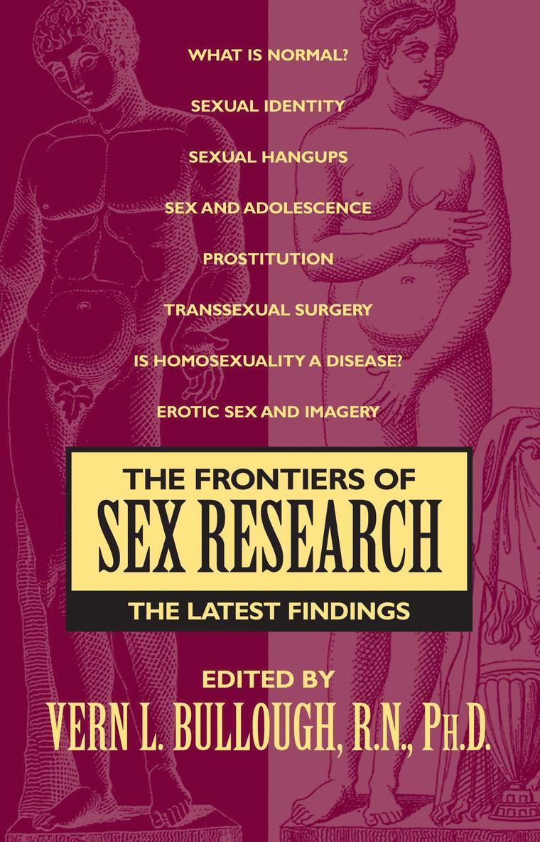 Vern Bullough - Frontiers of Sex Research, Häftad