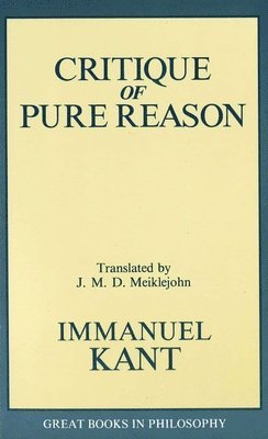 bokomslag The Critique of Pure Reason
