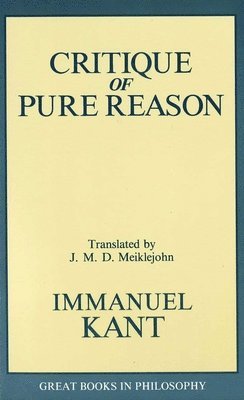 The Critique of Pure Reason