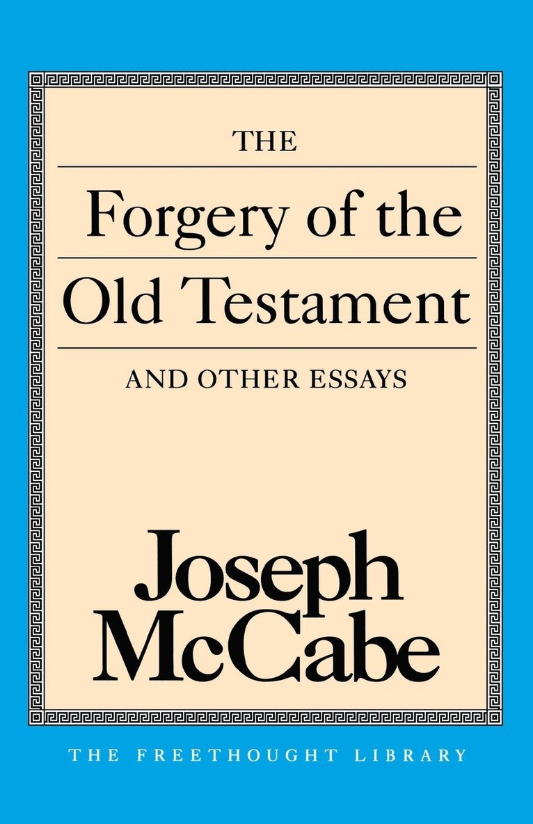 The Forgery of the Old Testament 1
