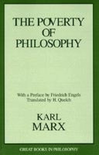 bokomslag Poverty of Philosophy