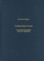 bokomslag Carpatho-Rusyn Studies - An Annotated Biliography, Bibliography, 2005-2009