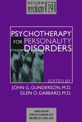 Psychotherapy for Personality Disorders 1