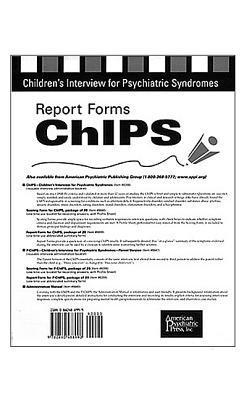 Report Forms for ChIPS 1