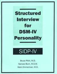 bokomslag Structured Interview for DSM-IV Personality (SIDP-IV)