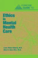 bokomslag Concise Guide to Ethics in Mental Health Care