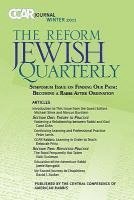 bokomslag CCAR Journal: The Reform Jewish Quarterly Winter 2011 - Becoming a Rabbi After Ordination