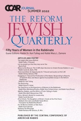 bokomslag CCAR Journal: The Reform Jewish Quarterly: Summer 2022: Fifty Years of Women in the Rabbinate