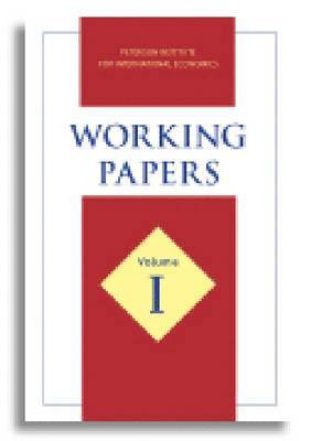 Working Papers Volume I 1