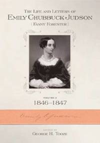 bokomslag The Life and Letters of Emily Chubbuck Judson v. 3; 1846-1847