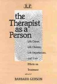 bokomslag The Therapist as a Person