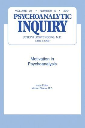 bokomslag Motivation and Psychoanalysis