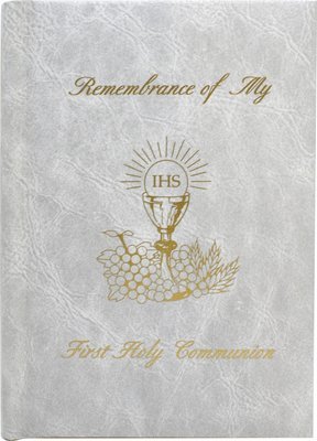 bokomslag Remembrance of My First Holy Communion-Girl-White Edges