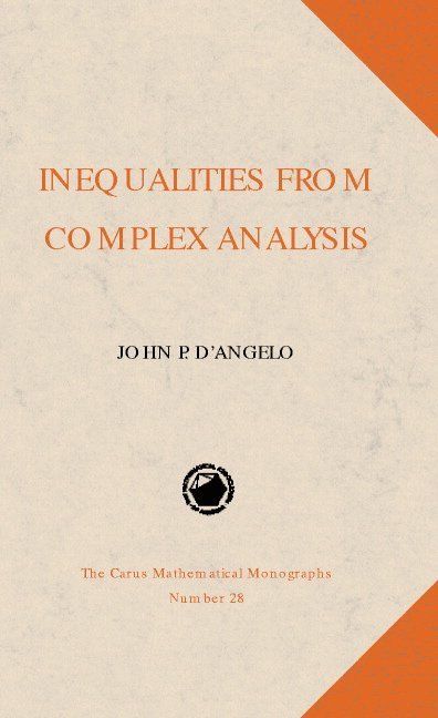 Inequalities from Complex Analysis 1