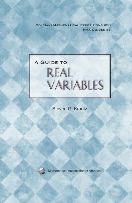 Steven G. Krantz, Steven G Krantz - A Guide to Real Variables, Inbunden