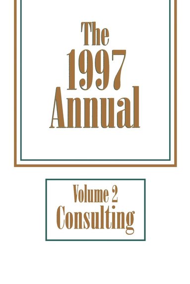 bokomslag The Annual, 1997 Consulting