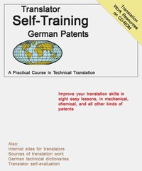 bokomslag Translator Self Training German Patents
