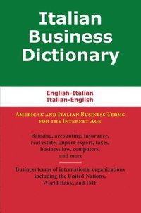 bokomslag Italian Business Dictionary
