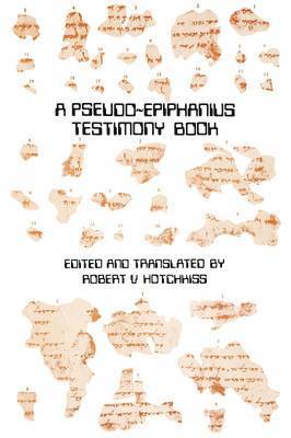 Pseudo-Epiphanius Testimony Book 1