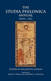 bokomslag The Studia Philonica Annual XXVIII, 2016