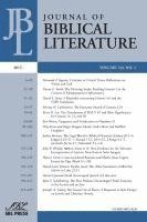 bokomslag Journal of Biblical Literature 134.1 (2015)