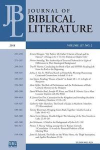 bokomslag Journal of Biblical Literature 137.2 (2018)