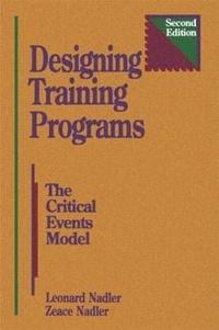 bokomslag Designing Training Programs