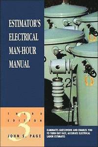 bokomslag Estimator's Electrical Man-Hour Manual