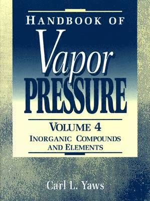 Handbook of Vapor Pressure: Volume 4 1