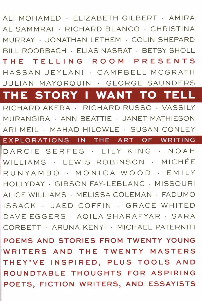 The Telling Room - Story I Want To Tell, Häftad
