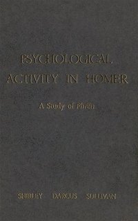 bokomslag Psychological Activity in Homer