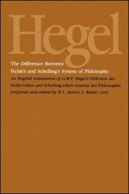 The Difference Between Fichte's and Schelling's System of Philosophy 1