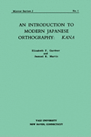 bokomslag An Introduction to Modern Japanese Orthography