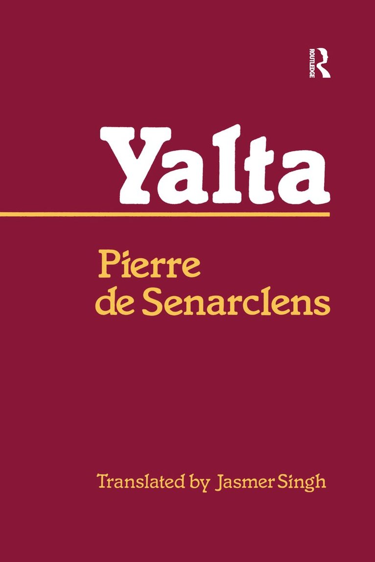 Pierre de Senarclens, Pierre De Senarclens - Yalta, Inbunden