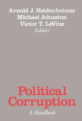 Arnold J. Heidenheimer, Michael Johnston, Victor T. LeVine - Political Corruption, Häftad