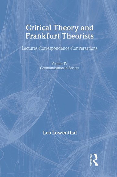 bokomslag Critical Theory and Frankfurt Theorists