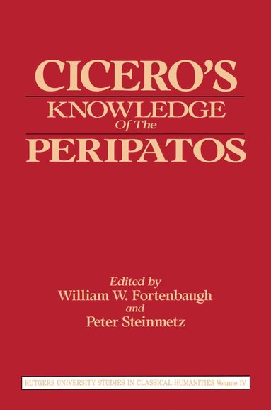 bokomslag Cicero's Knowledge of the Peripatos