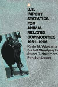 bokomslag U.S. Import Statistics for Animal Related Commodities