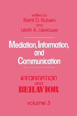 Mediation, Information, and Communication 1