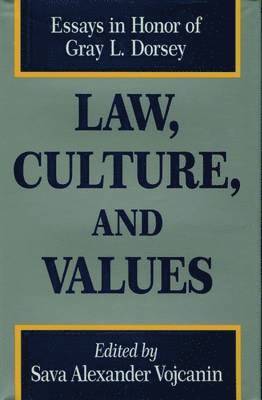 Law, Culture, and Values 1