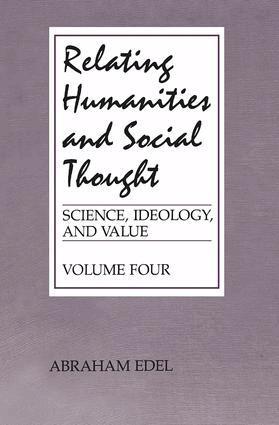 Abraham Edel - Relating Humanities and Social Thought, Inbunden