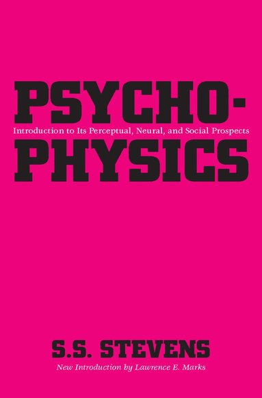 bokomslag Psychophysics