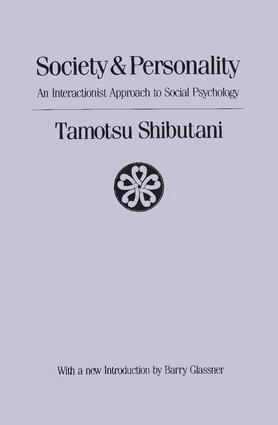 Tamotsu Shibutani - Society and Personality, Häftad