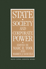 bokomslag State, Society, and Corporate Power