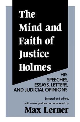Frederick D. Wilhelmsen, Max Lerner - Mind and Faith of Justice Holmes, Häftad