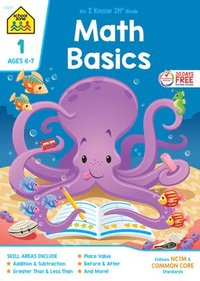 bokomslag School Zone Math Basics Grade 1 Workbook