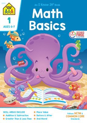 School Zone Math Basics Grade 1 Workbook 1