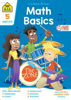 School Zone Math Basics Grade 5 Workbook 1