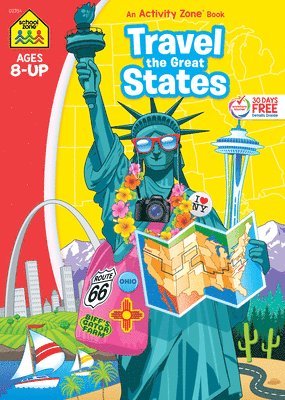 School Zone Travel the Great States Workbook 1